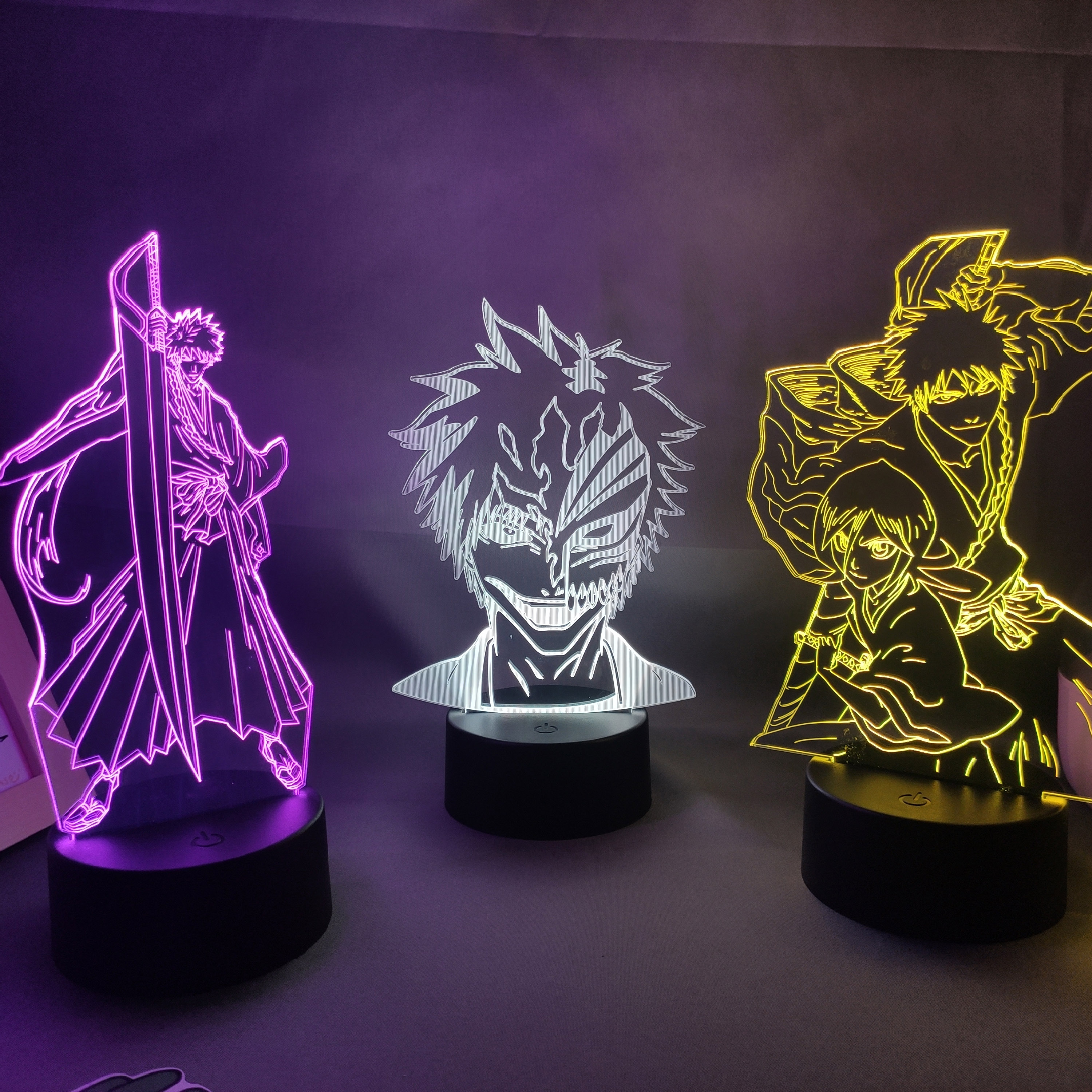 Lava Lamp Desktop - Anime Bleach Figure Ichigo 3D LED
