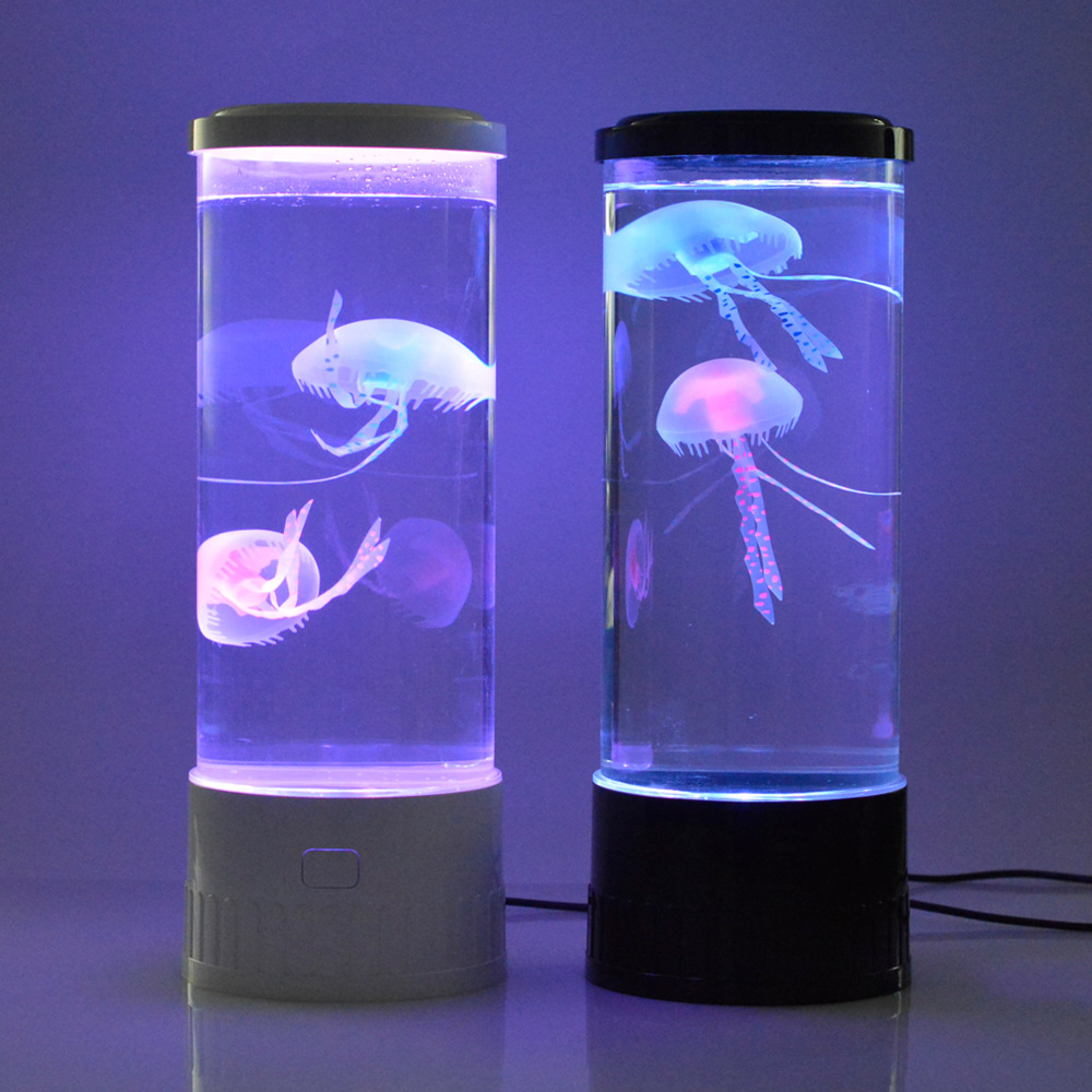 Lava Lamp Desktop - Jellyfish Lava Lamp Aquarium Ocean Night