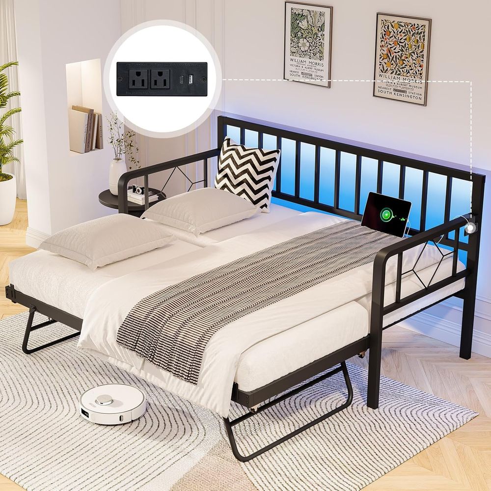 Furniture Lighting & Decor Magazine - Jocisland DayBed with Charging Station and