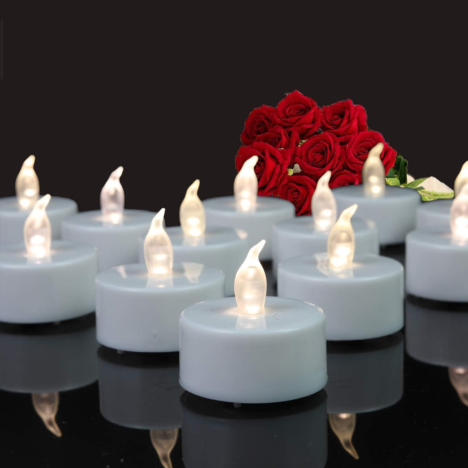 Decor Lighting Pack - 24 Pack Flameless LED Tea Lights,