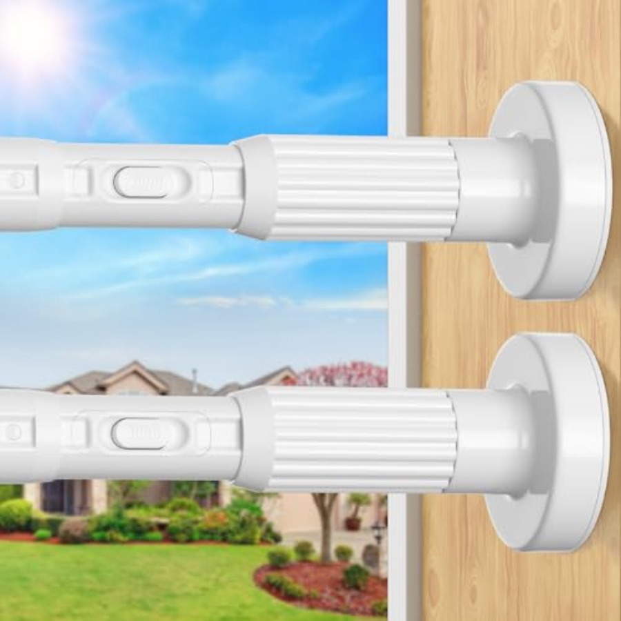 Decor Lighting Pack - 2 Pack Long Tension Curtain Rod