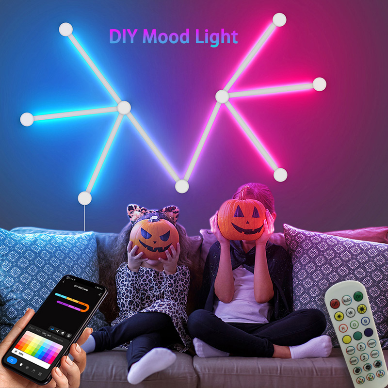 Lighting Decor - Smart RGB Wall Lamp, Bluetooth APP