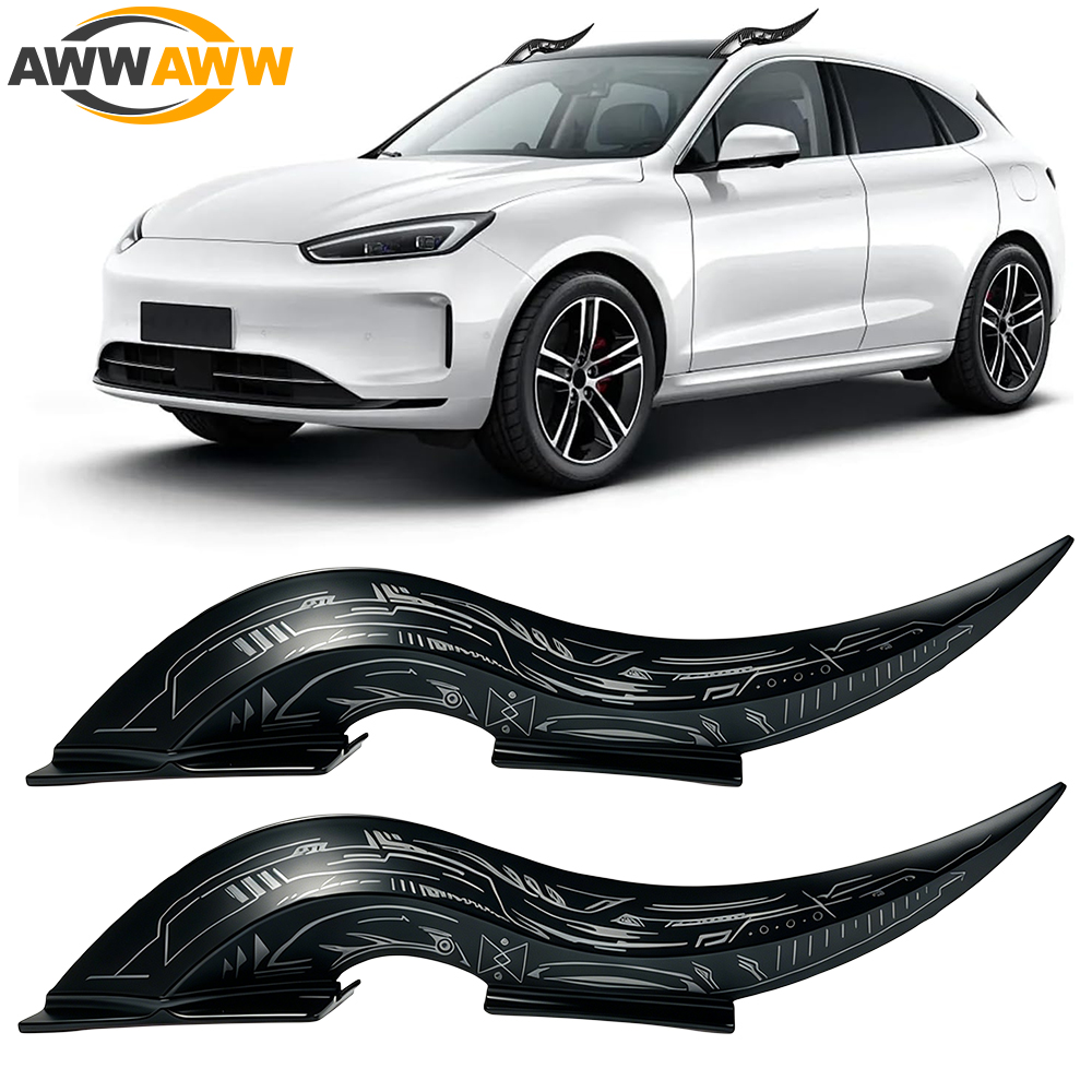 Lighting Decor Inc - 1Set Waterproof Dragon Horn Car Fins