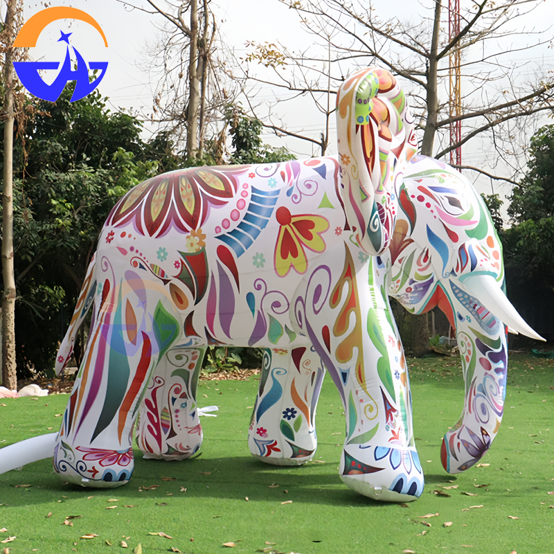 Decor Lighting The Parade - Colorful Giant Inflatable Elephant With Led