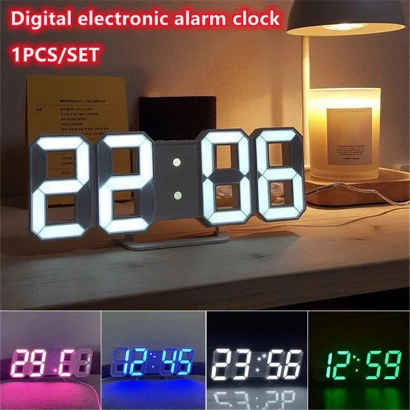 Decoration for Bedroom 3D Digi - مراجعة Lighting Home Decor Wall Clocks وسعره