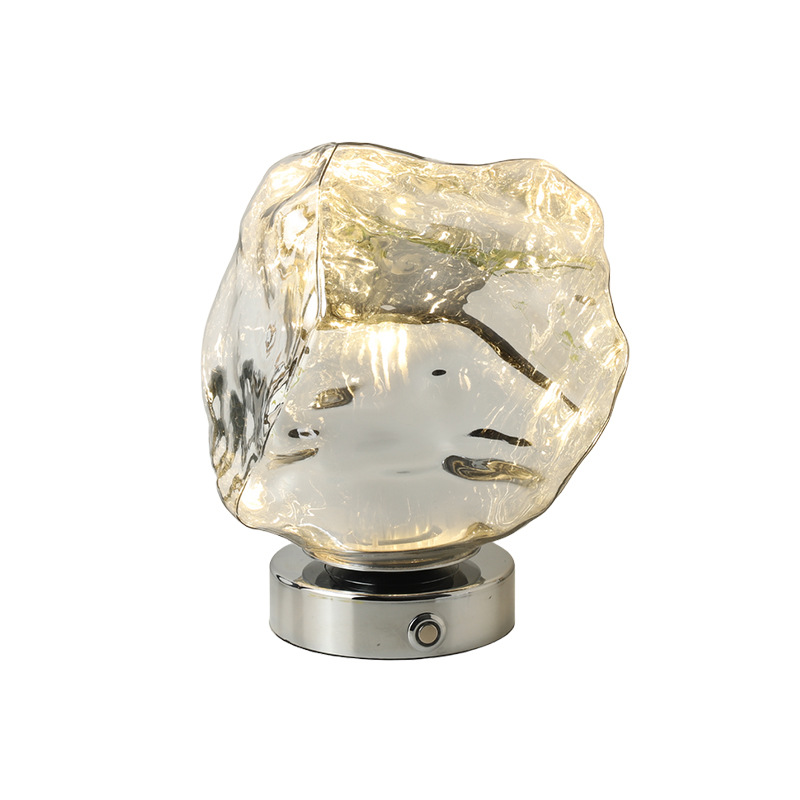 Creative lava stone glass tabl - مراجعة Lava Lamp Desktop وسعره