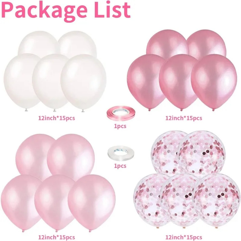 For Wedding Balloons Pink and  - مراجعة Decor Lighting Pack وسعره