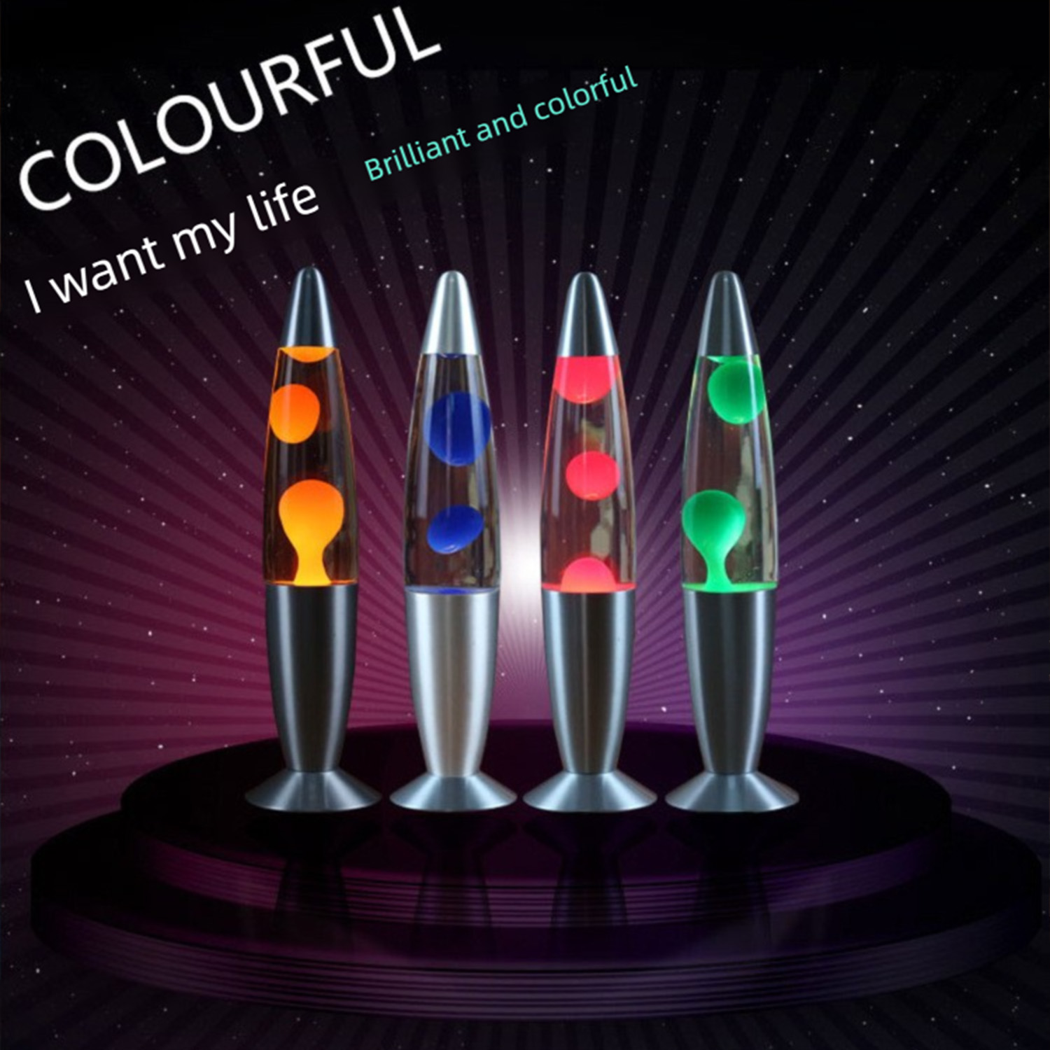 Jellyfish decorative lamp, met - مراجعة Lava Lamp Desktop وسعره