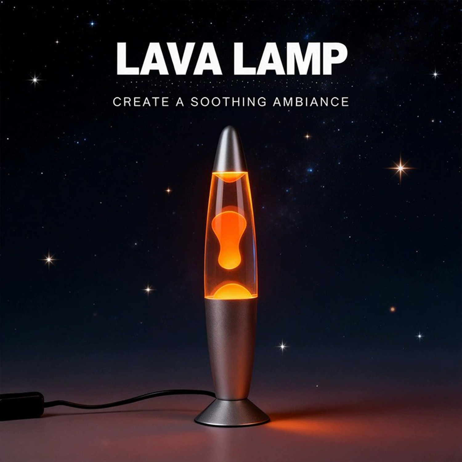 Jellyfish decorative lamp, met - مراجعة Lava Lamp Desktop وسعره