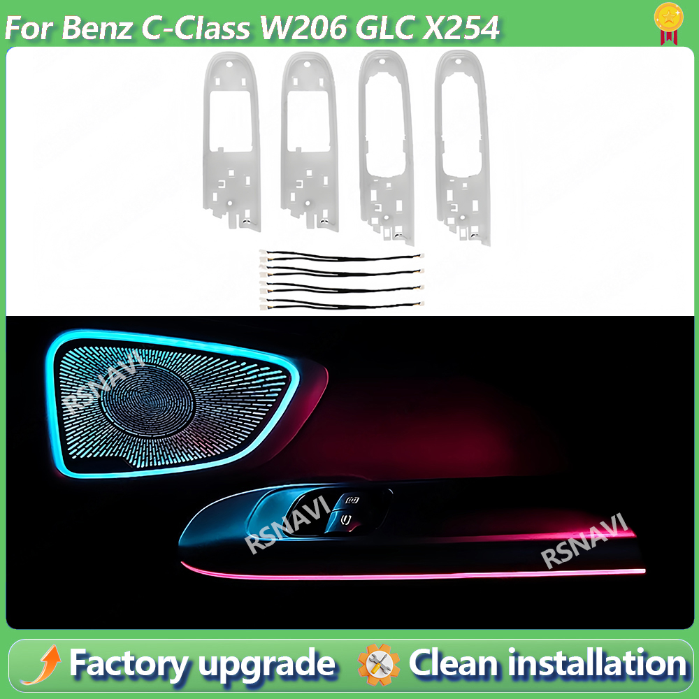 64 Color LED 4 Door Armrest Li - مراجعة Lighting Decor Inc وسعره