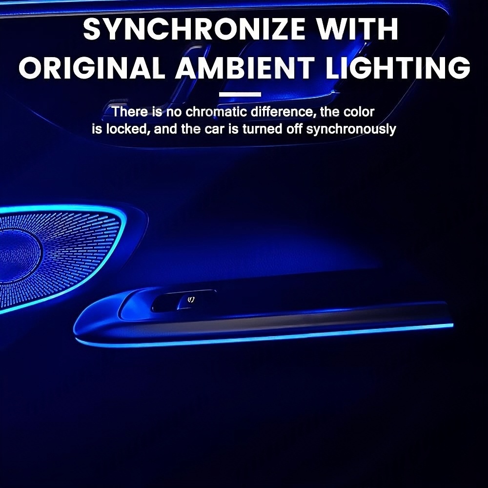 64 Color LED 4 Door Armrest Li - مراجعة Lighting Decor Inc وسعره