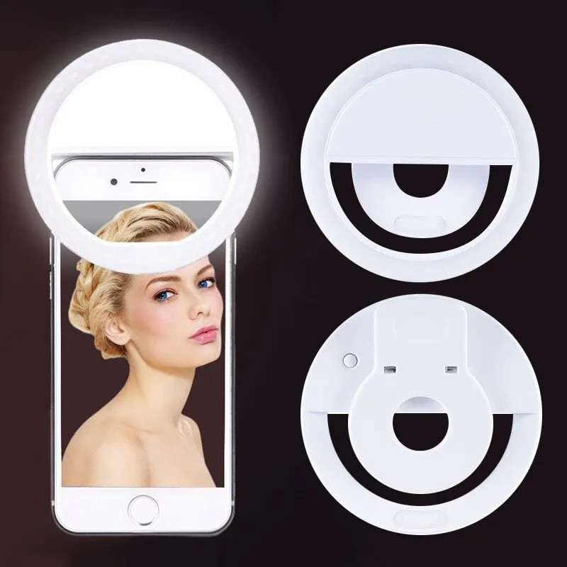 USB Rechargeable LED Selfie Ri - مراجعة Lighting Gallery وسعره
