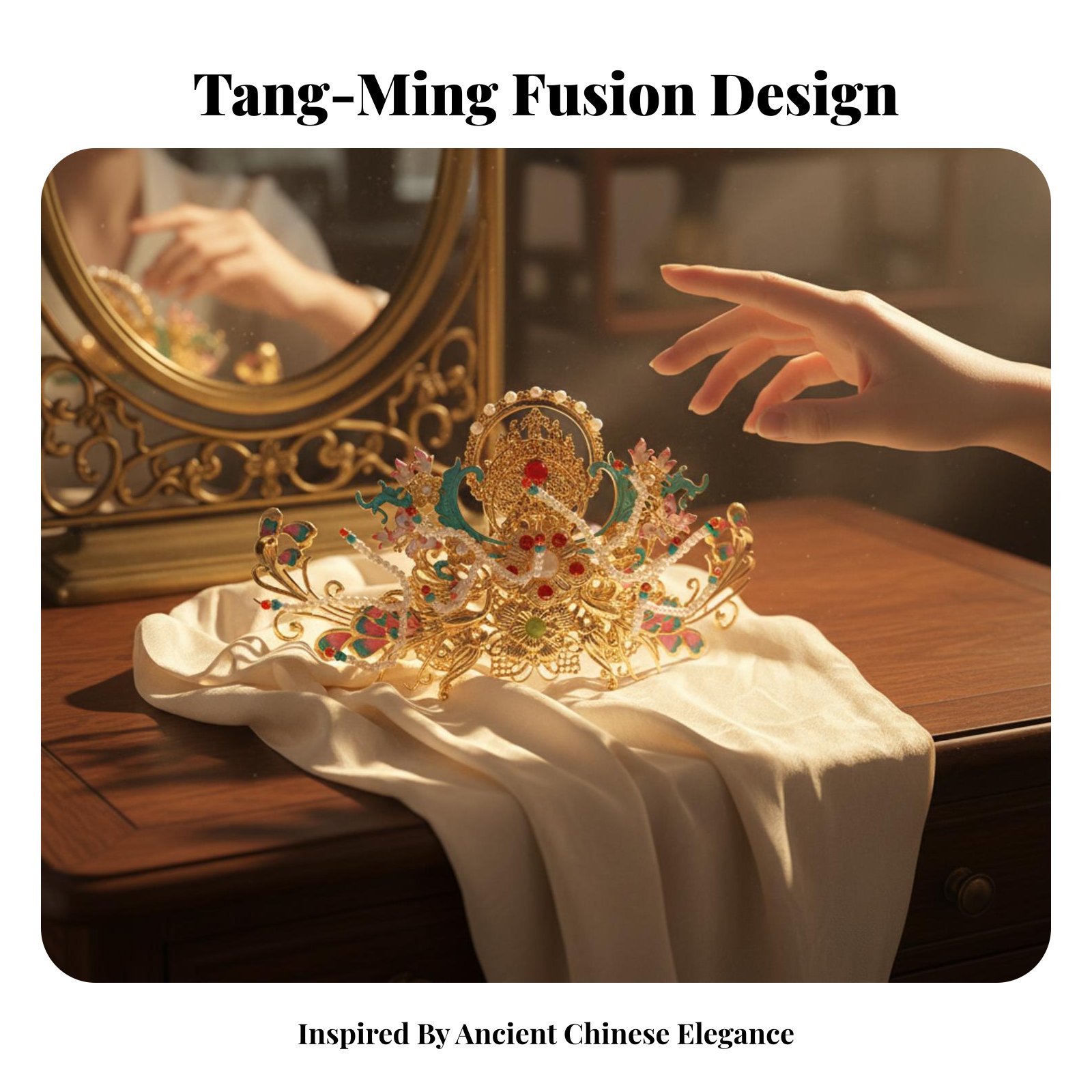 Traditional Chinese Hair Crown - مراجعة Elegant Decor & Lighting Llc وسعره