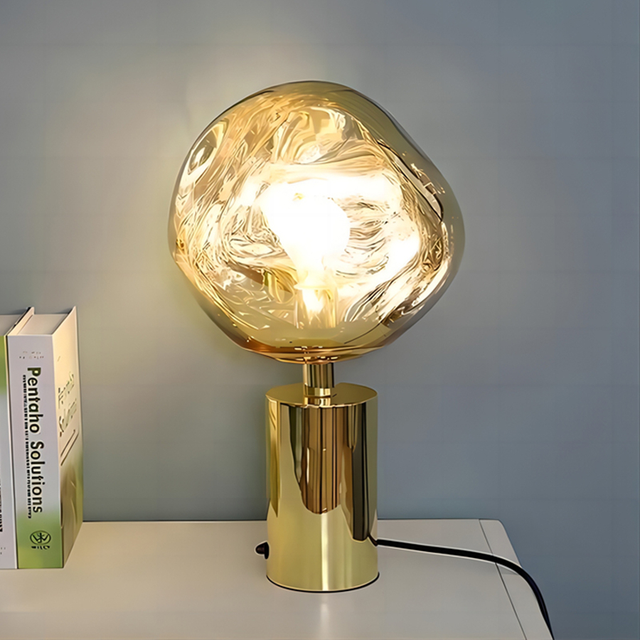 Modern Lava Lampshade LED Tabl - مراجعة Lava Lamp Desktop وسعره