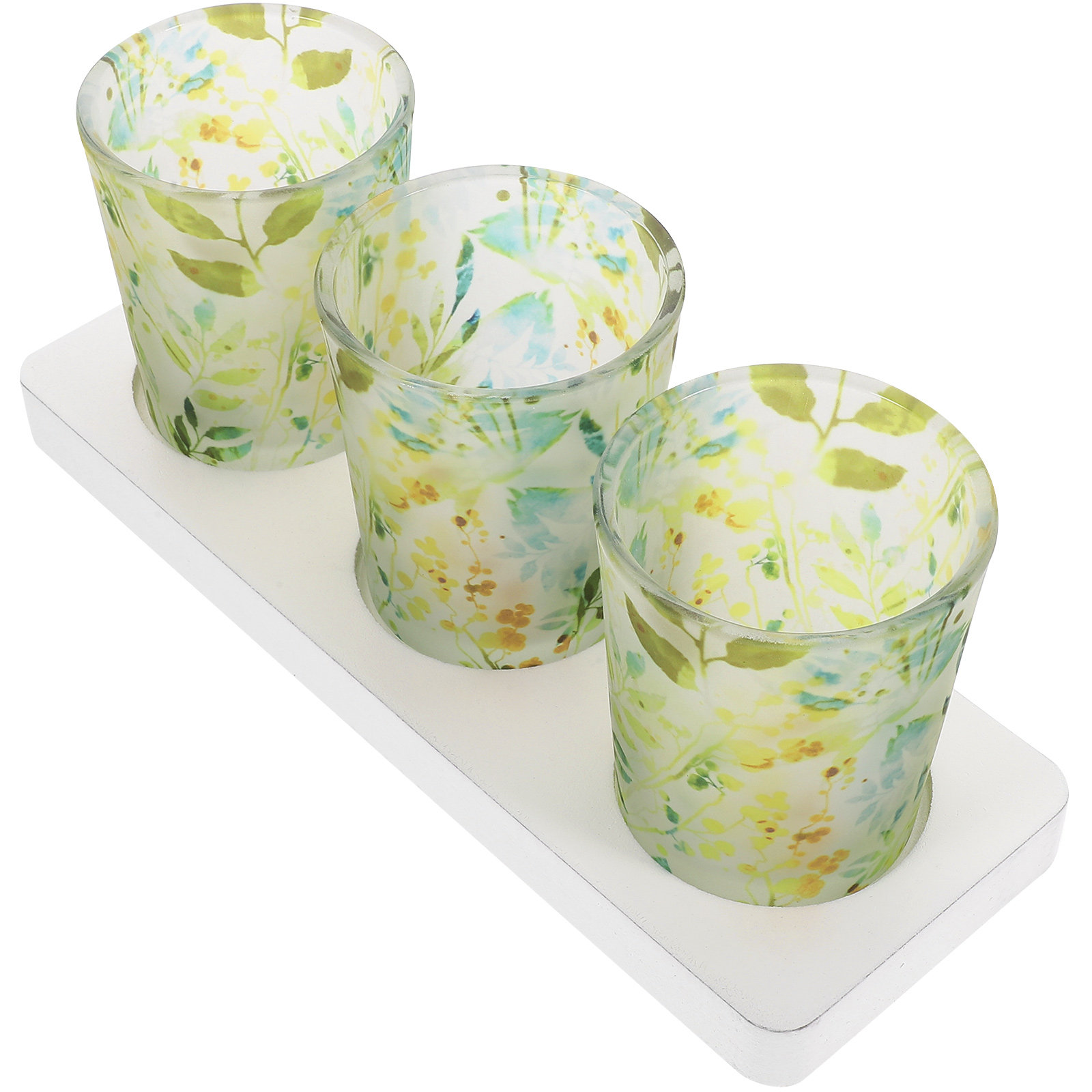 3 Pcs C Holders Glass Scented  - مراجعة Lighting Decor Inc وسعره