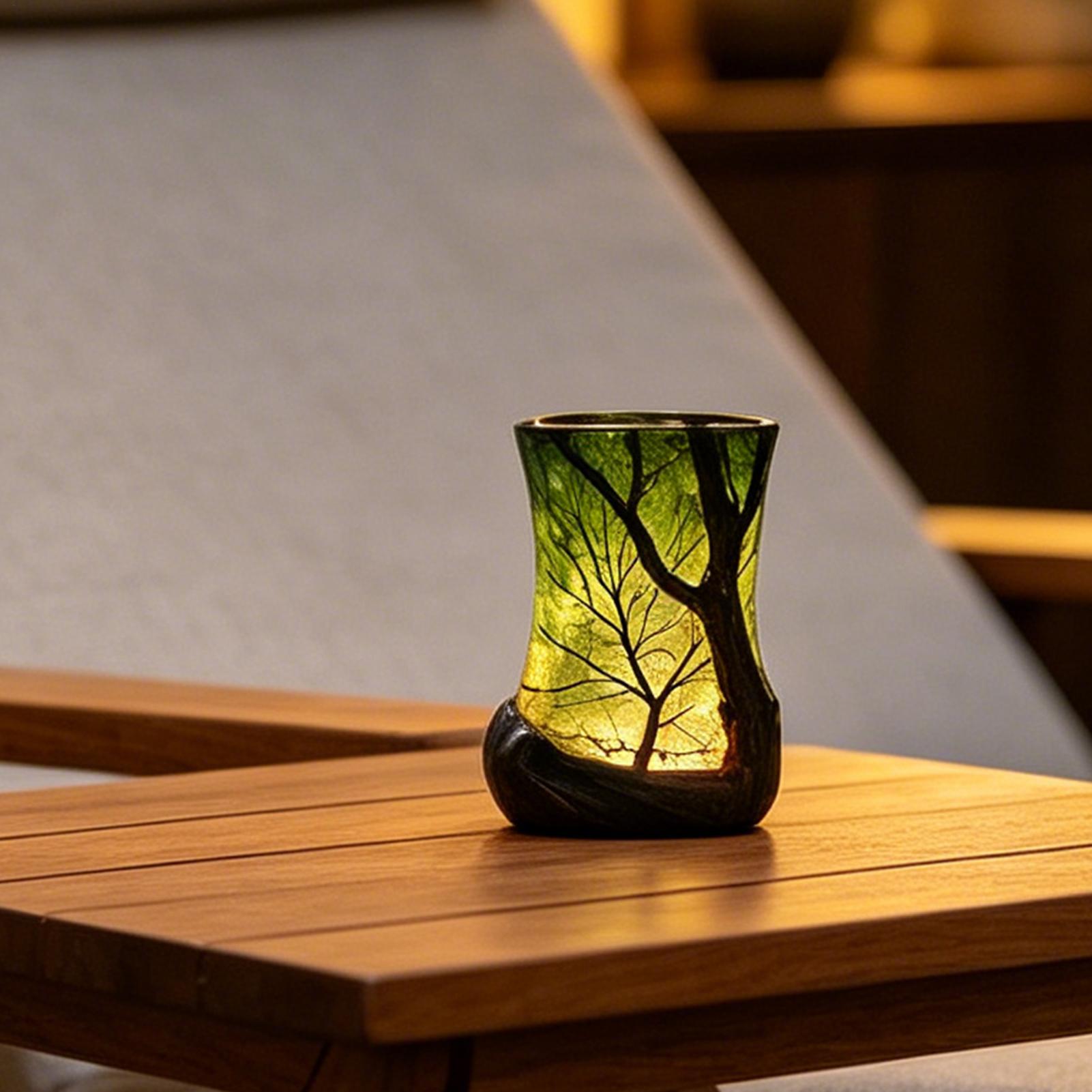 Bedside Table Lamp Forest Nigh - مراجعة Lighting Decor وسعره