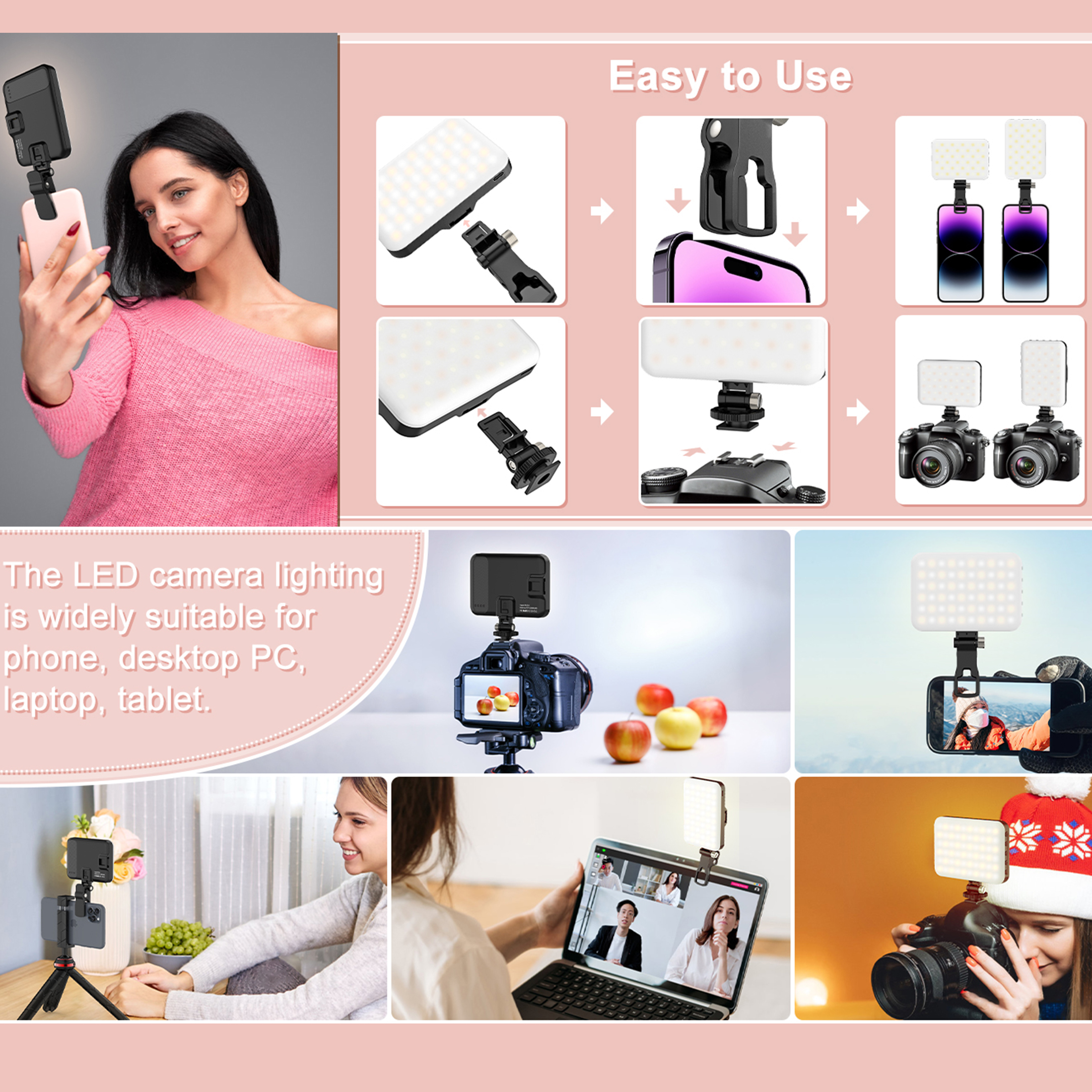 LED Selfie Light 60 High Power - مراجعة Lighting Gallery وسعره