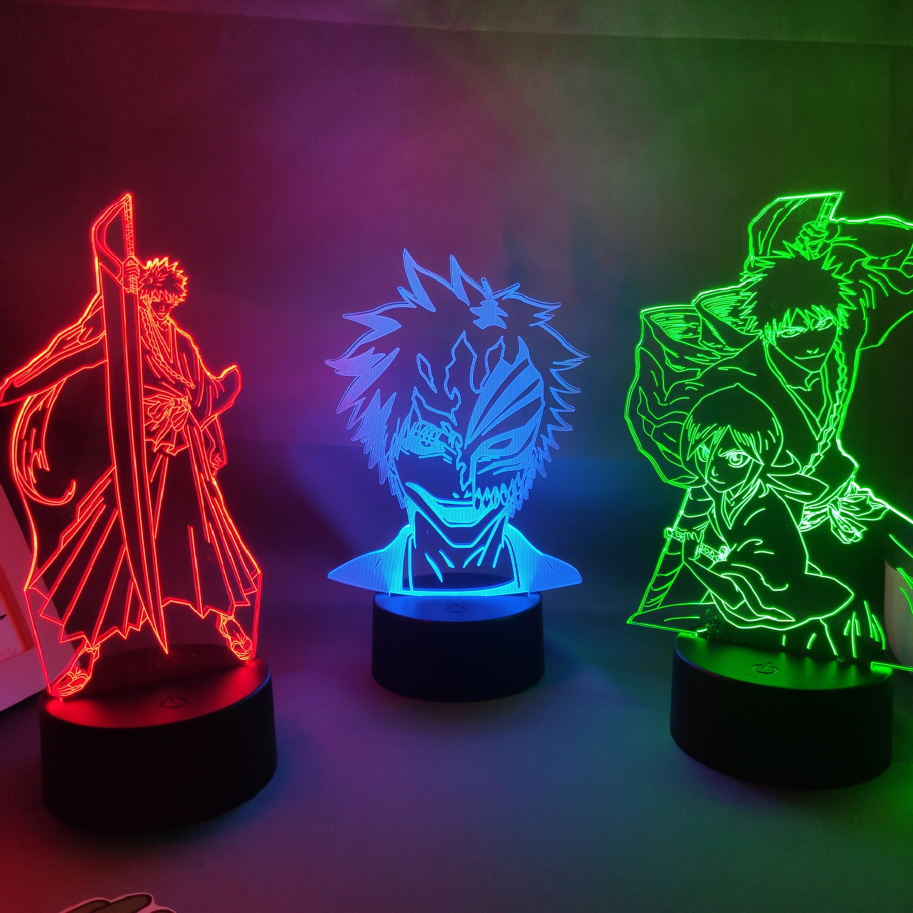 Anime Bleach Figure Ichigo 3D  - مراجعة Lava Lamp Desktop وسعره