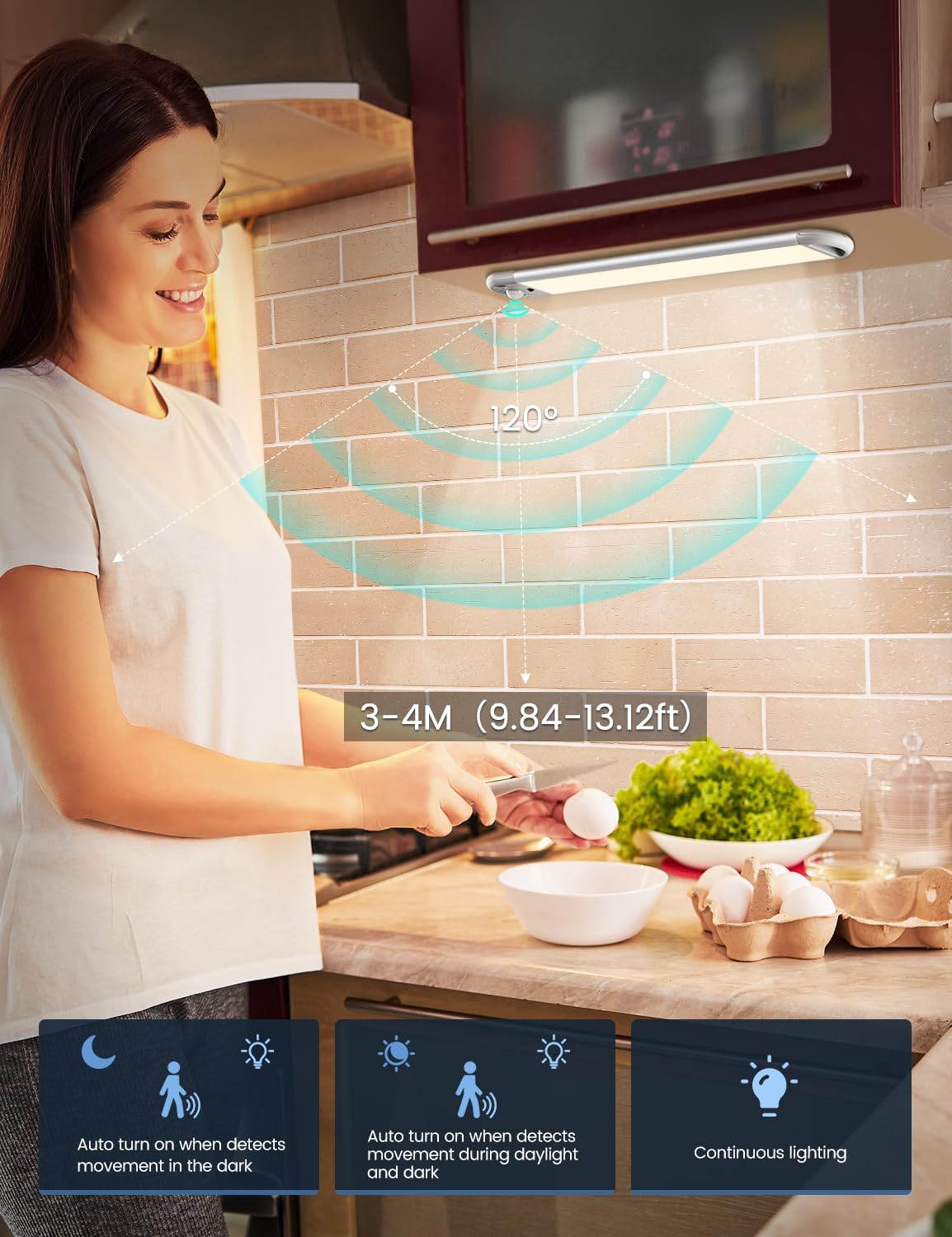 Motion Sensor Kitchen Light LE - مراجعة Lighting Decor Inc وسعره