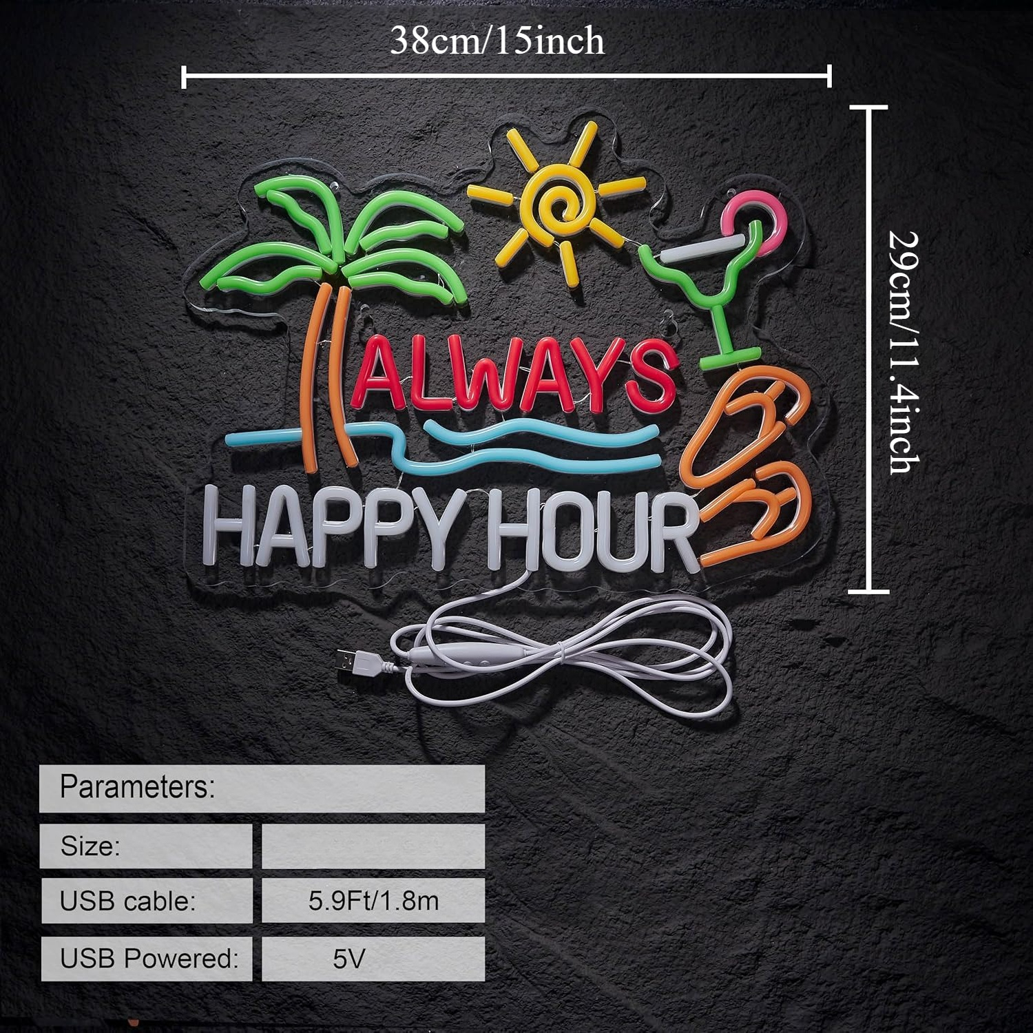 Always Happy Hour Beer Bar Neo - مراجعة Lighting Decoration For Home وسعره