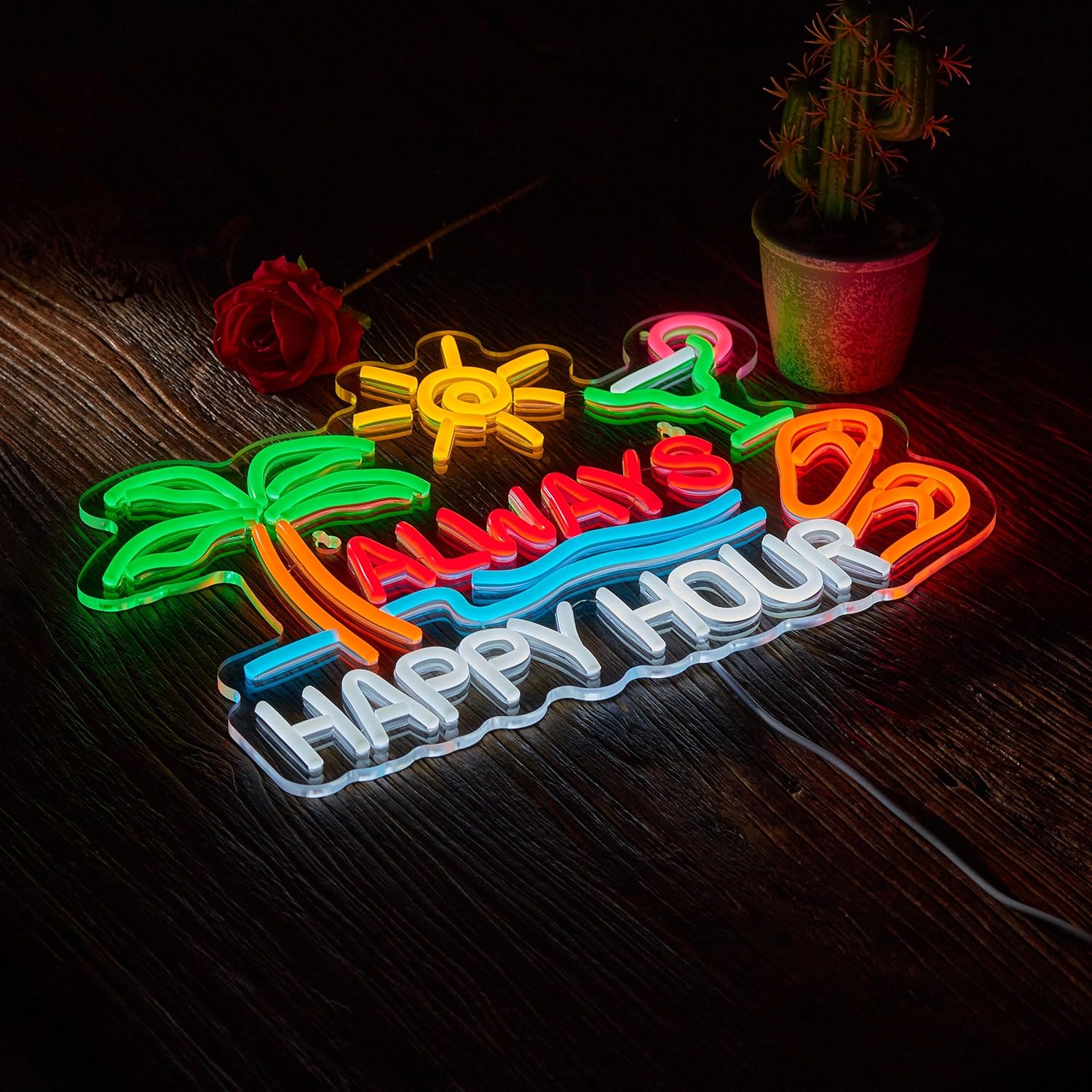 Always Happy Hour Beer Bar Neo - مراجعة Lighting Decoration For Home وسعره
