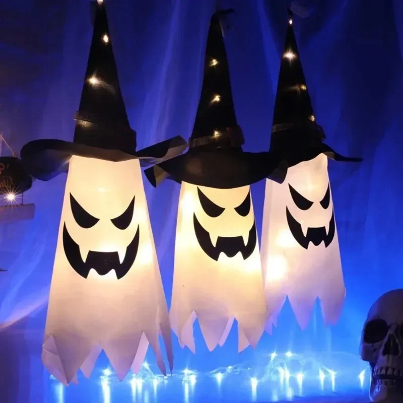 1PC Halloween Witch Hat Colorf - مراجعة Lighting Decor وسعره