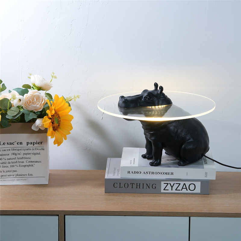Resin Hippopotamus LED Floor L - مراجعة Lava Lamp Desktop وسعره