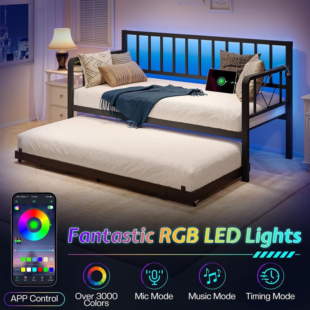 Jocisland DayBed with Charging - مراجعة Furniture Lighting & Decor Magazine وسعره