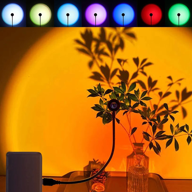 LED USB Sunset Lamp Projector  - مراجعة Lighting Gallery وسعره