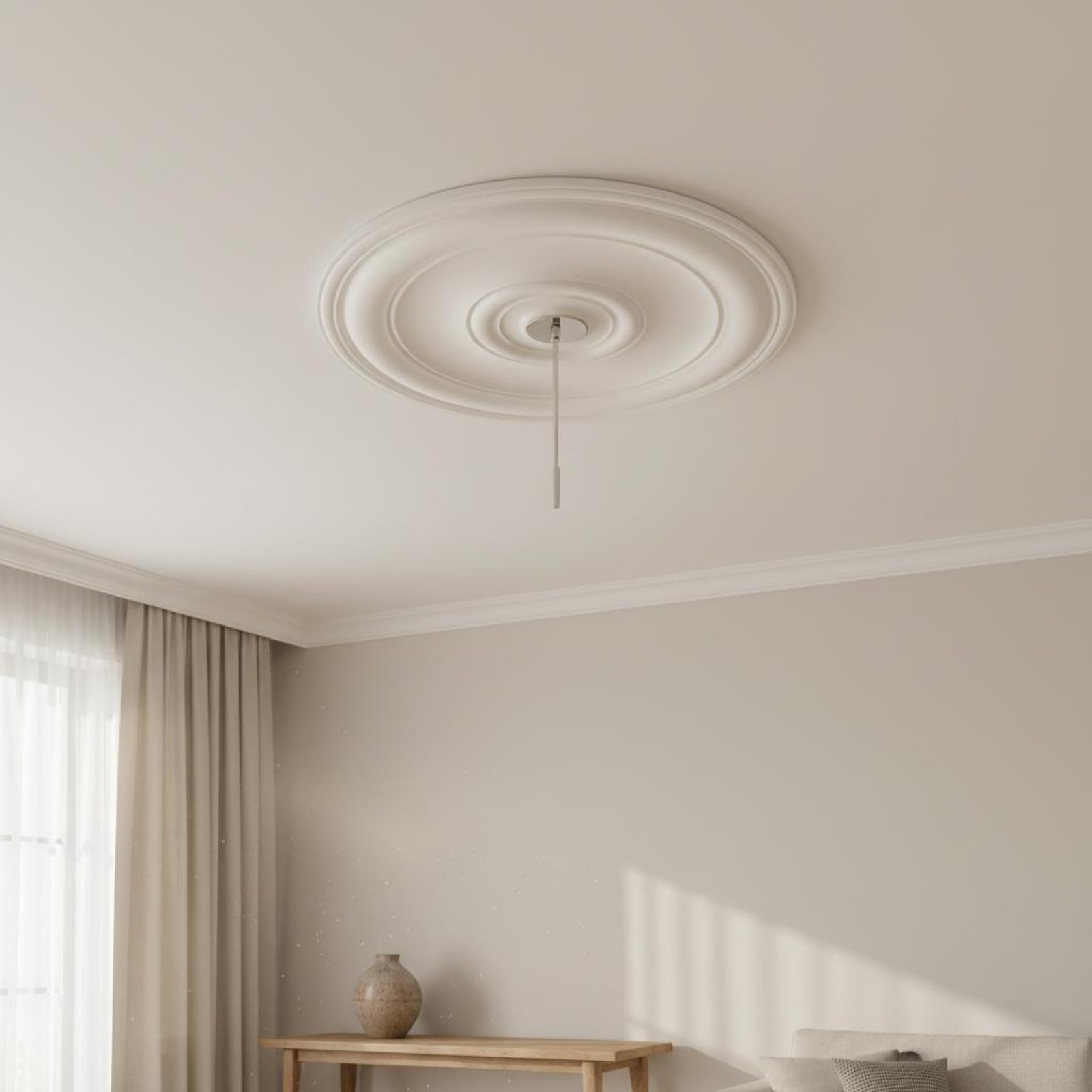 Round Ceiling Medallion Europe - مراجعة Lighting Decor وسعره