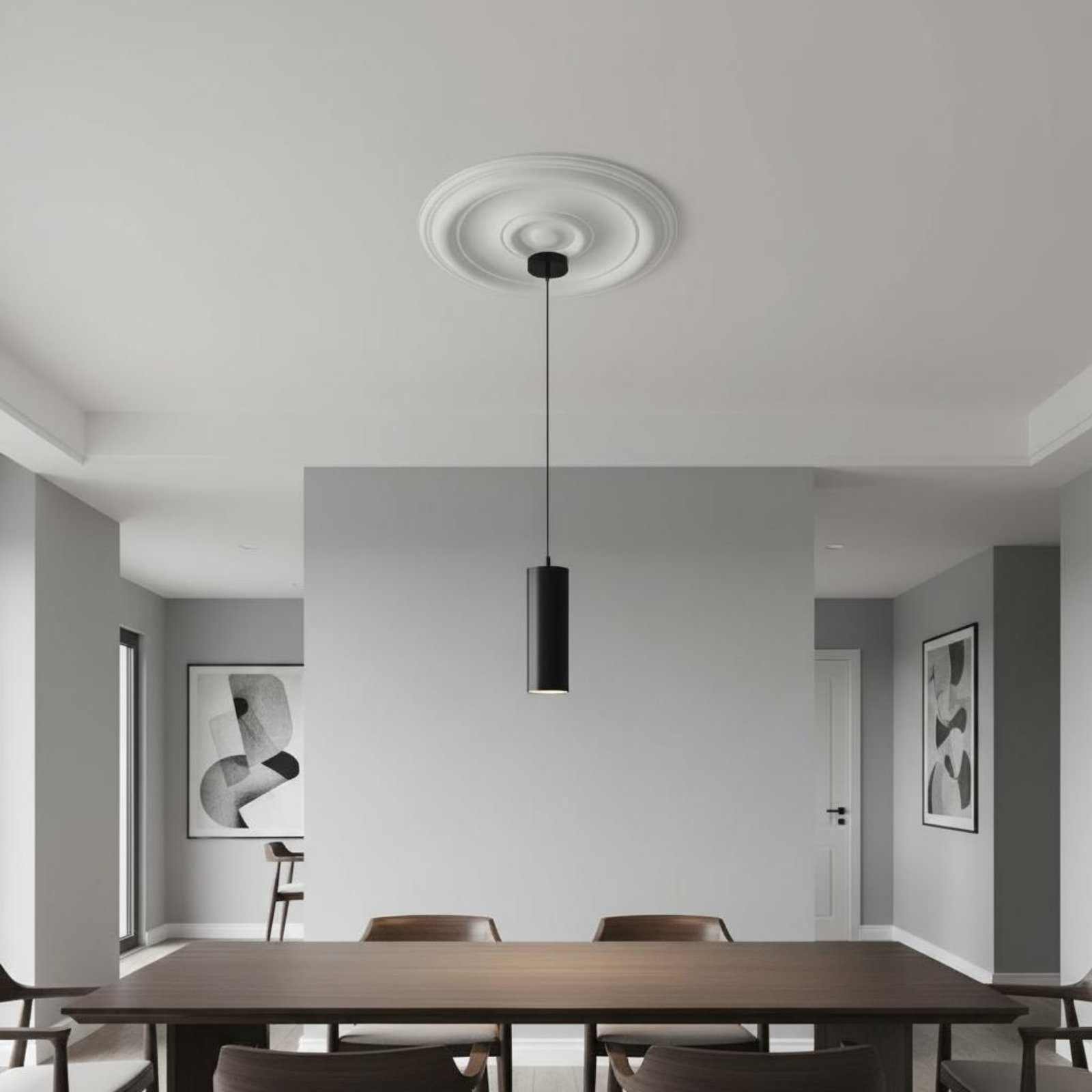 Round Ceiling Medallion Europe - مراجعة Lighting Decor وسعره