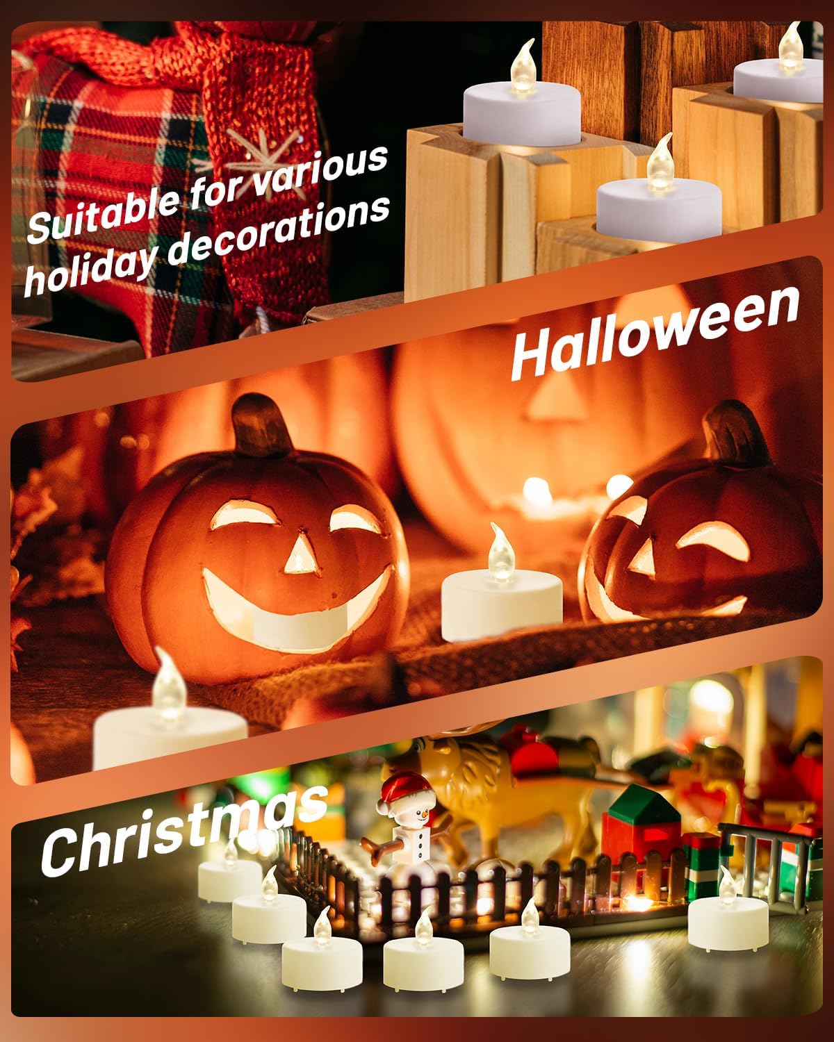24 Pack Flameless LED Tea Ligh - مراجعة Decor Lighting Pack وسعره