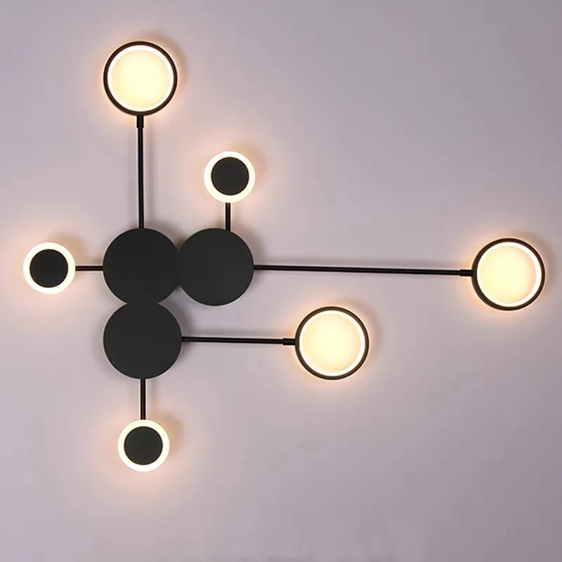 Modern Led Wall Sconce Light f - مراجعة Lighting Home Decor Wall Clocks وسعره