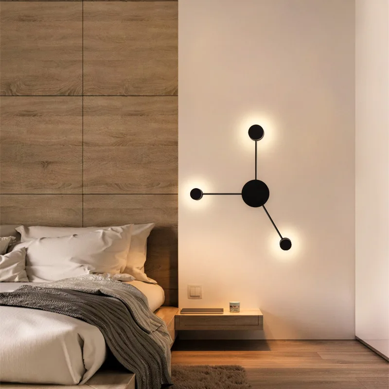Modern Led Wall Sconce Light f - مراجعة Lighting Home Decor Wall Clocks وسعره