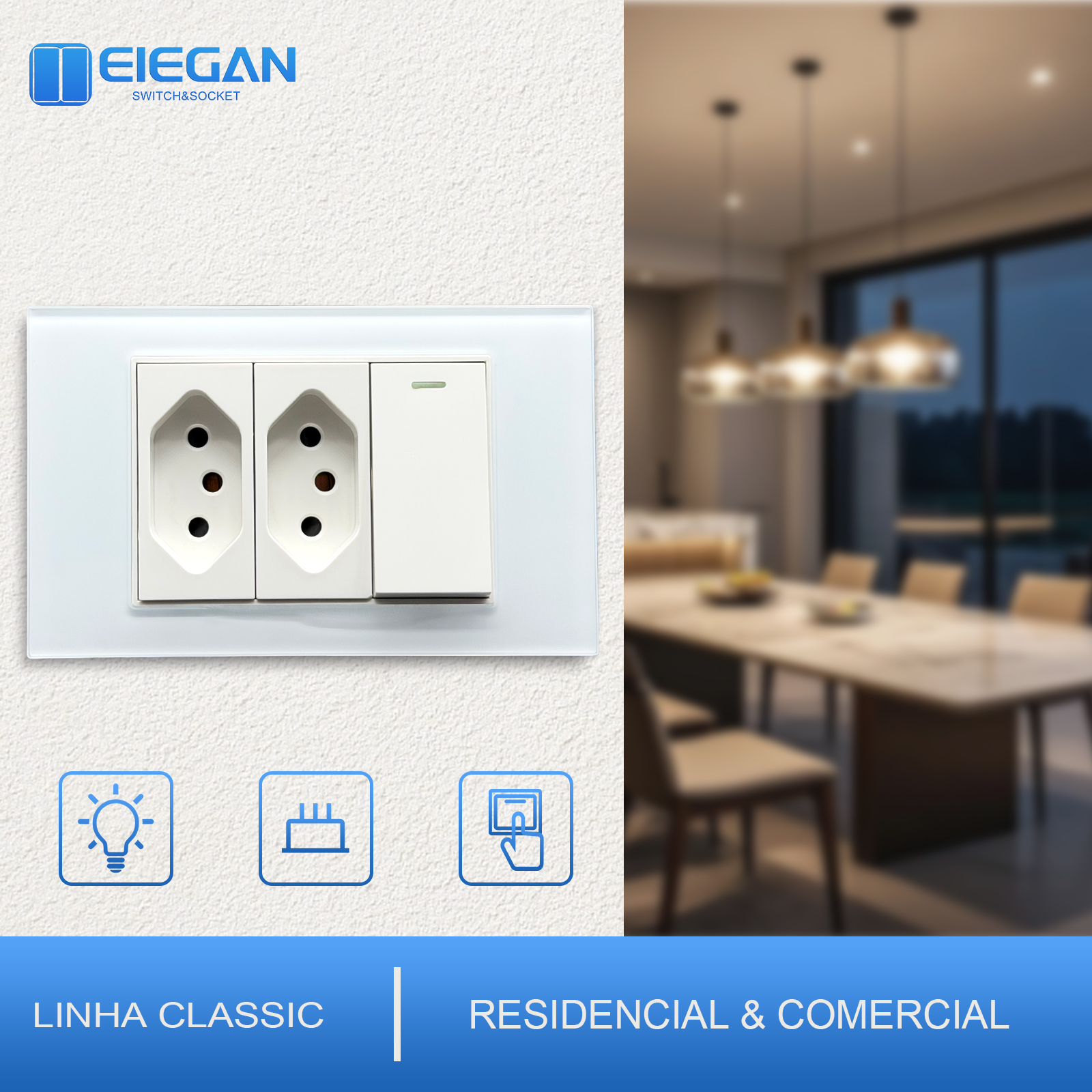 ELEGAN 118mm White Brazil Temp - مراجعة Lighting Decor Inc وسعره