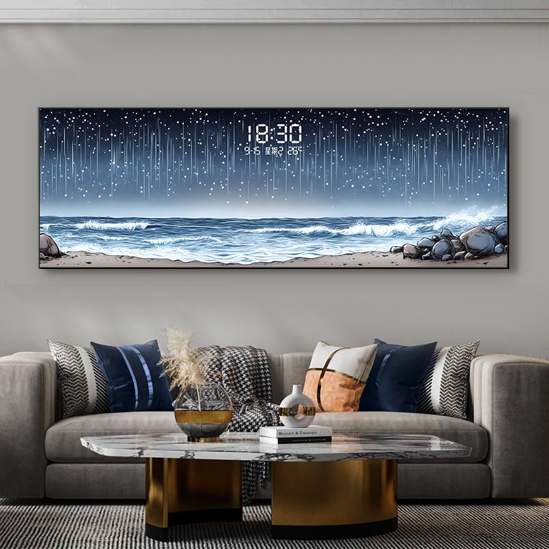 Temperature Date Wall Clock Lu - مراجعة Lighting Home Decor Wall Clocks وسعره
