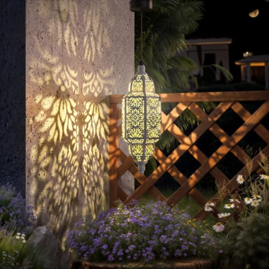 2 Pack Hanging Solar Lights Ou - مراجعة Decor Lighting Pack وسعره