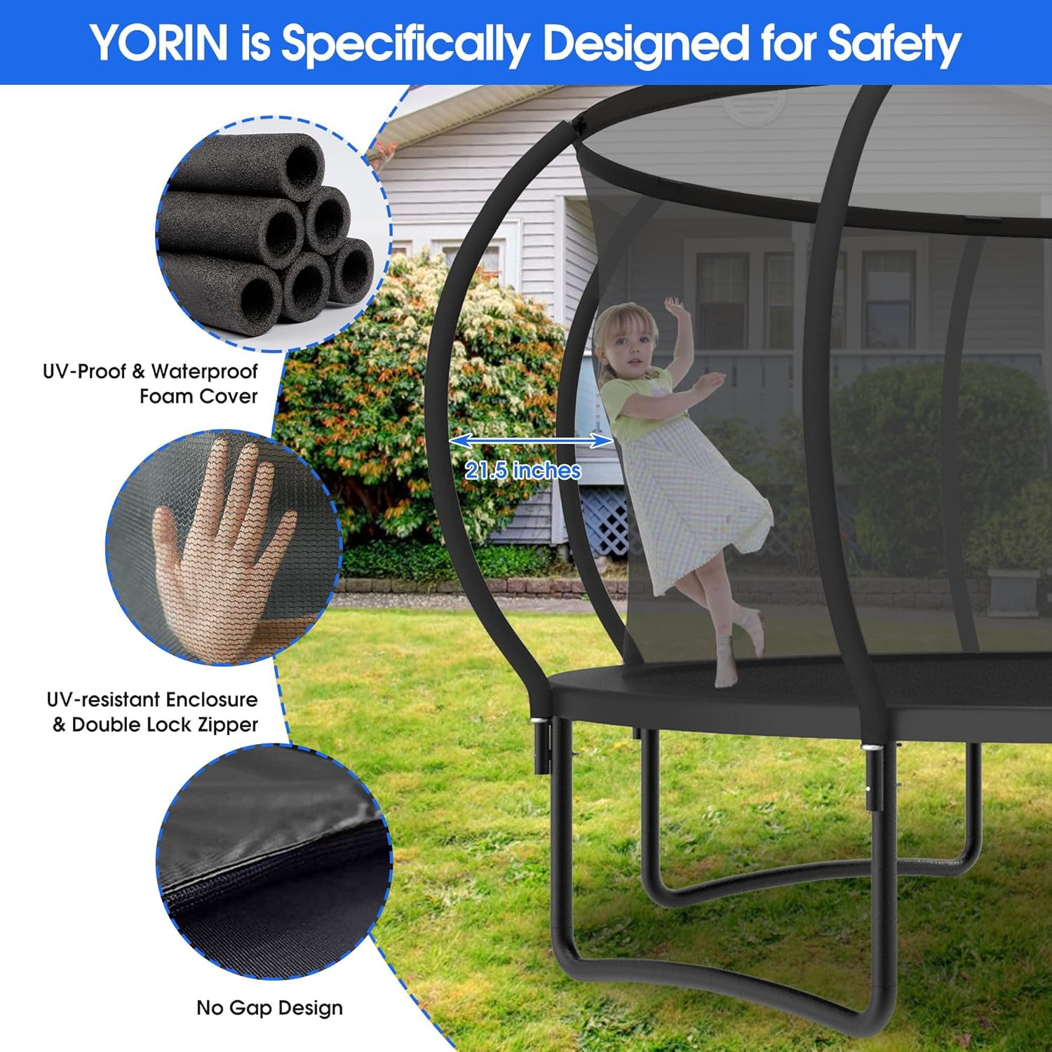 Large Outdoor Trampoline with  - مراجعة Furniture Lighting & Decor Magazine وسعره