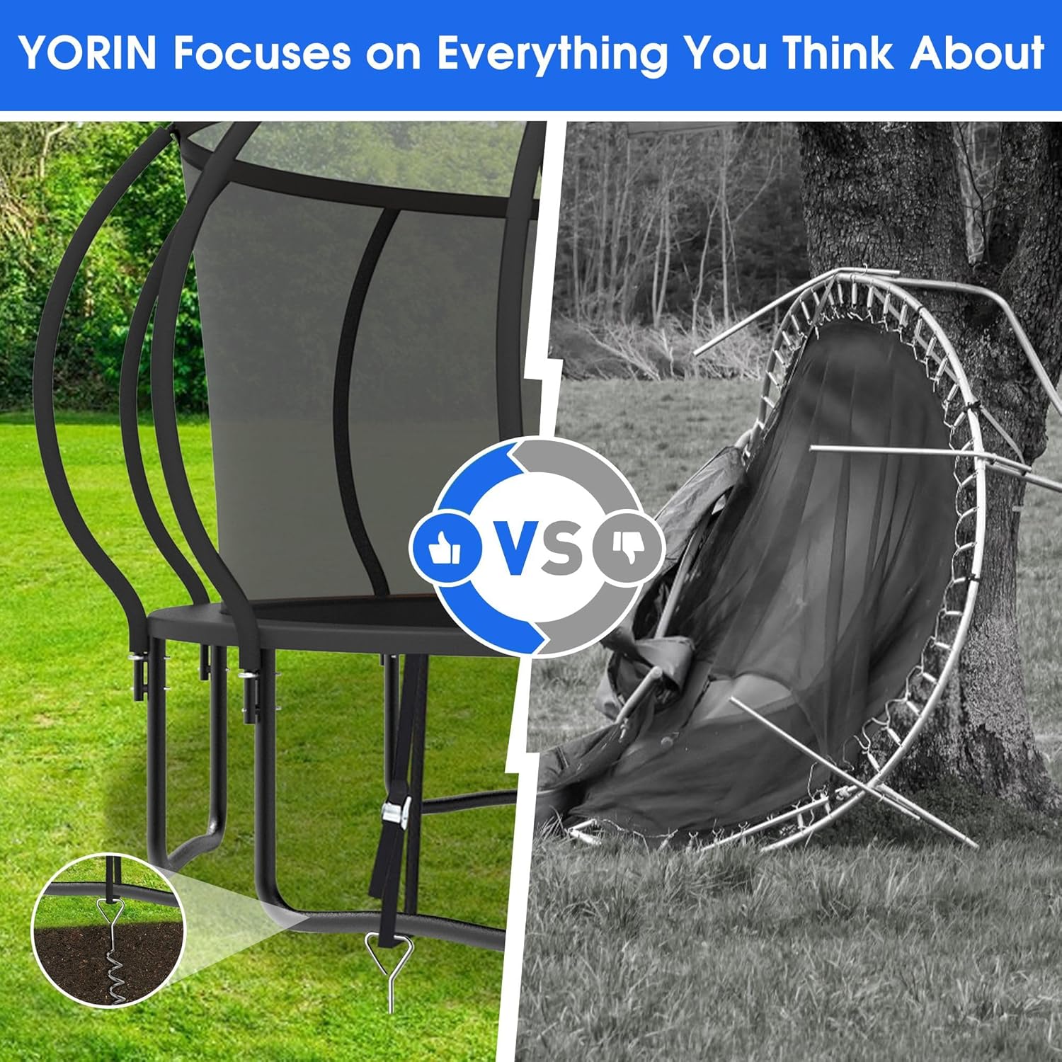 Large Outdoor Trampoline with  - مراجعة Furniture Lighting & Decor Magazine وسعره