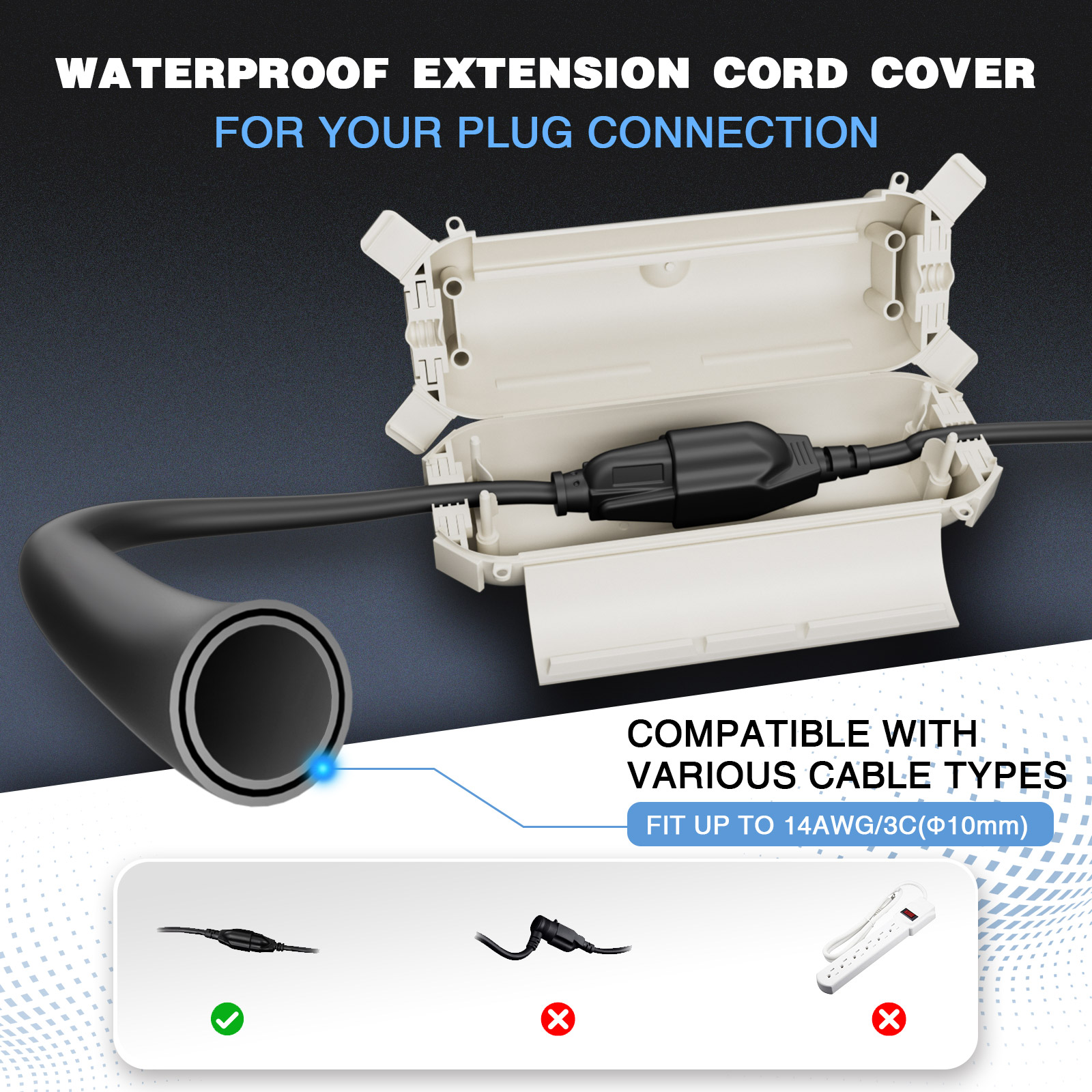 2 Pack Waterproof Outdoor Conn - مراجعة Decor Lighting Pack وسعره