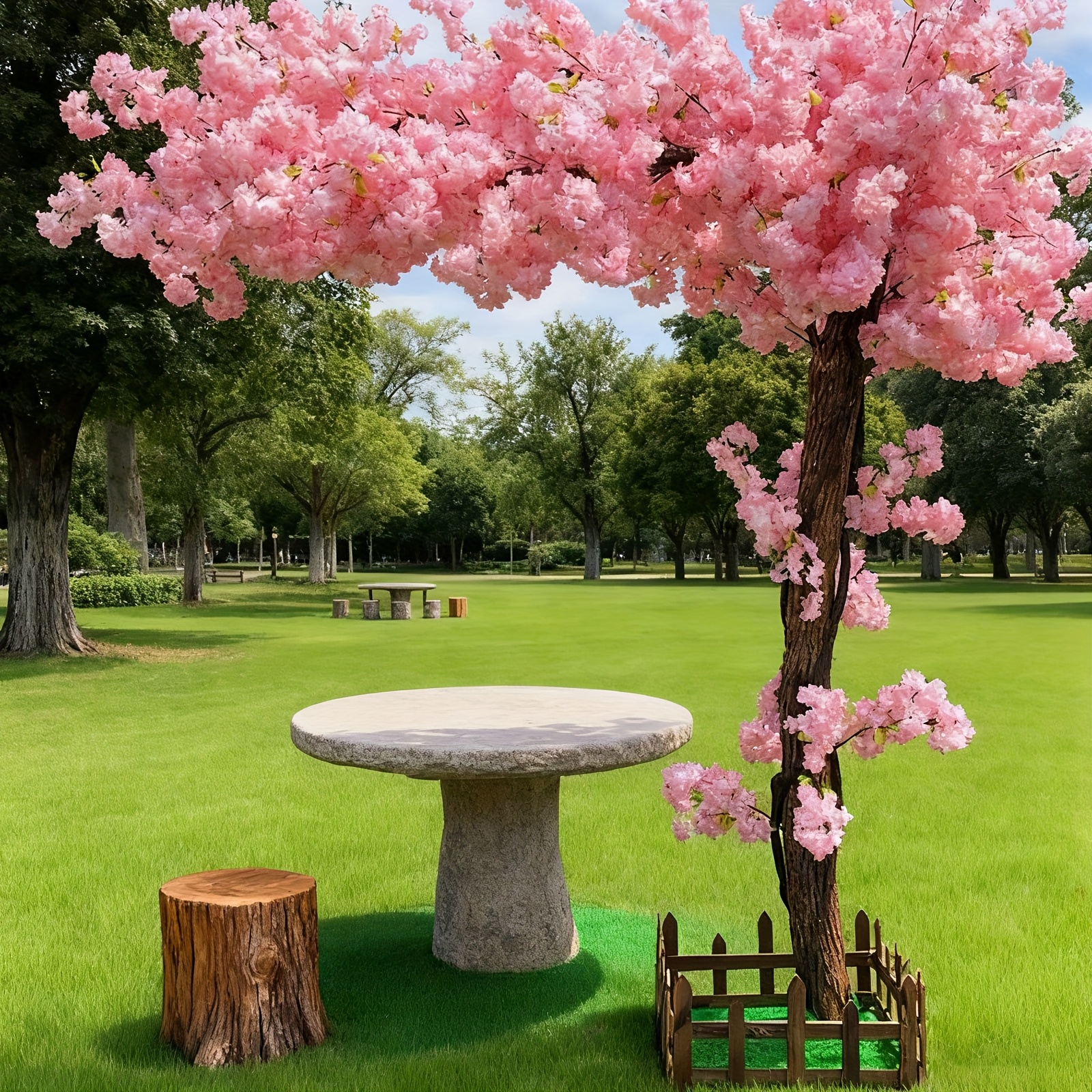 Artificial Cherry Blossom Tree - مراجعة Outdoor Lighting Wedding Decor وسعره