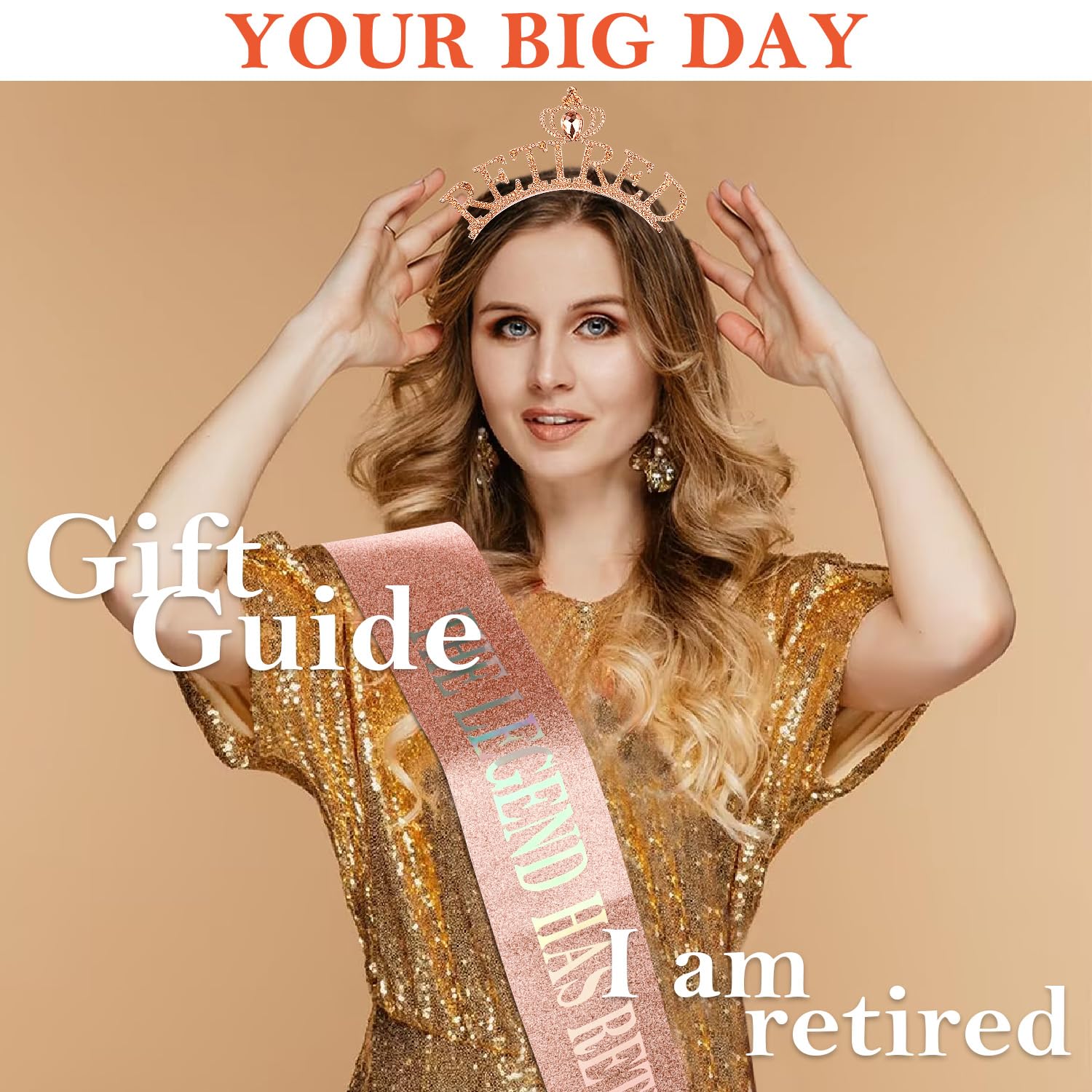 Retirement Sash & Crown Set fo - مراجعة Elegant Decor & Lighting Llc وسعره