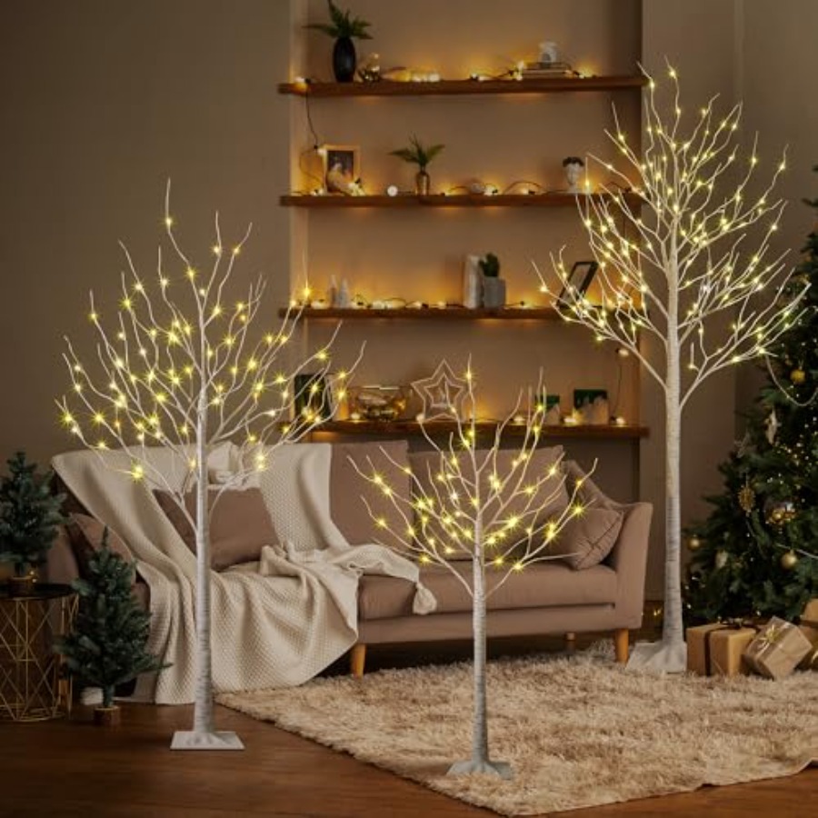 LED Birch Tree Light Set for i - مراجعة Decor Lighting Pack وسعره