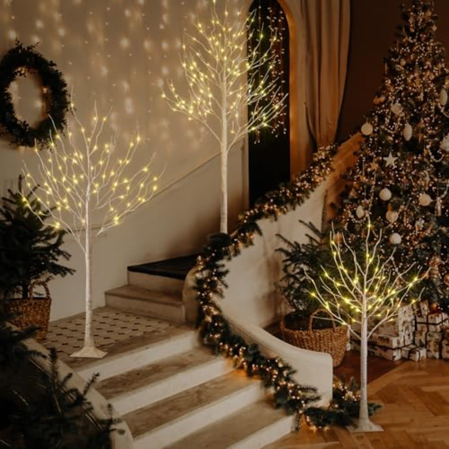 LED Birch Tree Light Set for i - مراجعة Decor Lighting Pack وسعره