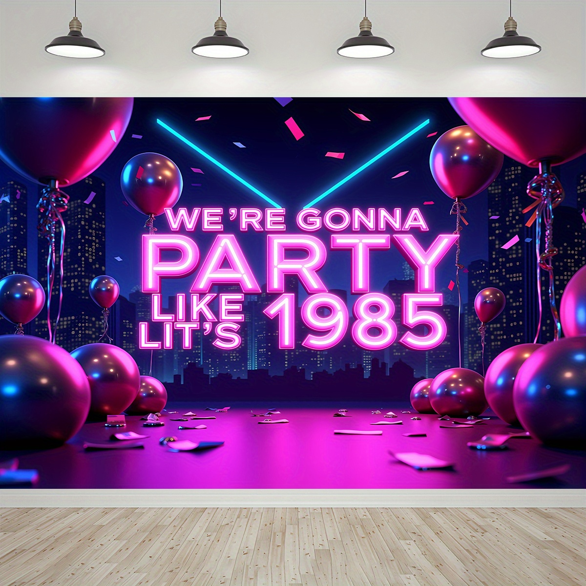 A 2D fabric background with pi - مراجعة Decor Lighting Returns وسعره