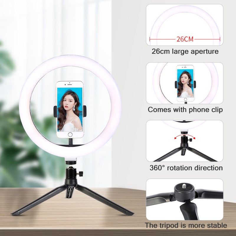 26cm 10 inch Led Ring Selfie L - مراجعة Lighting Gallery وسعره