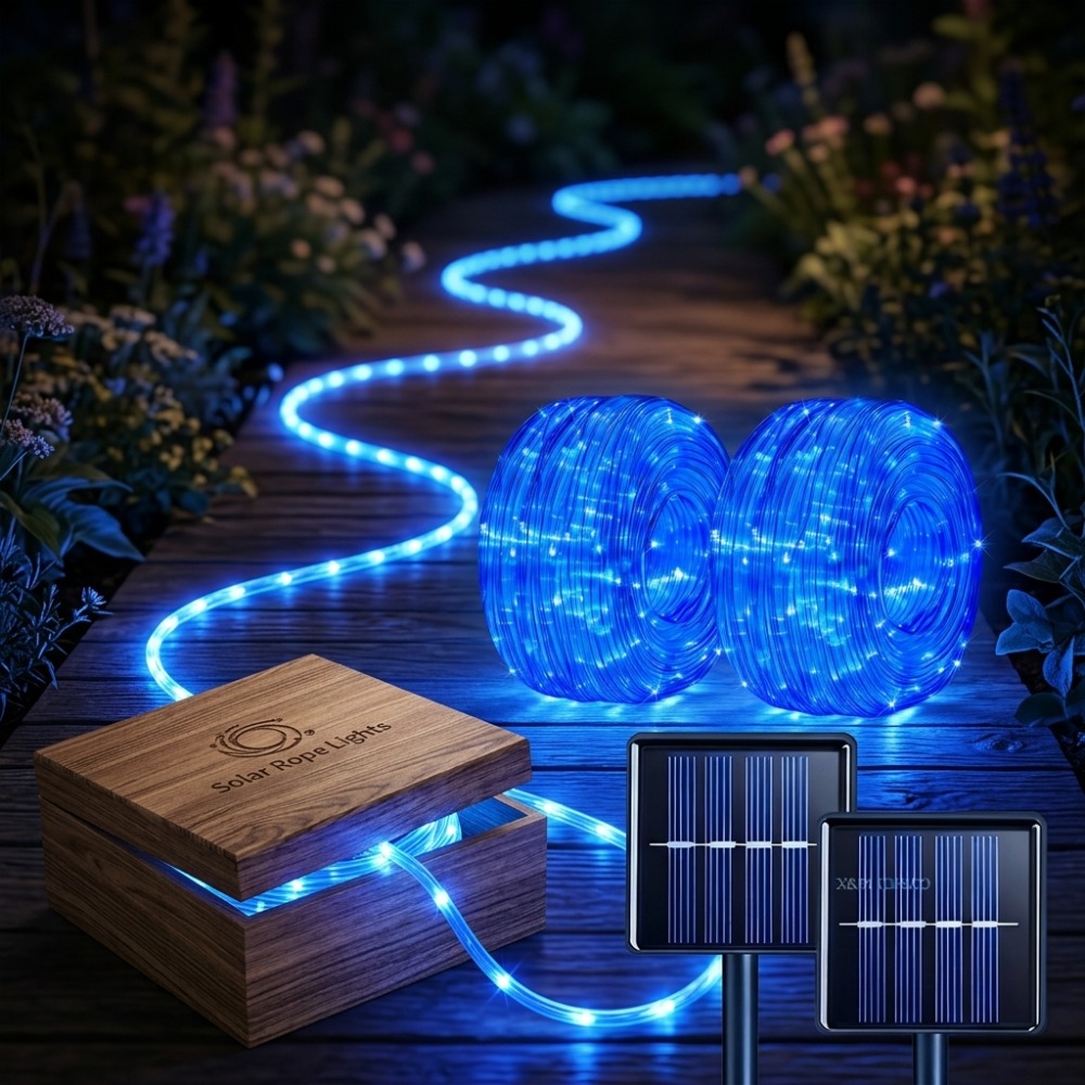 Outdoor Solar LED String Light - مراجعة Outdoor Lighting Wedding Decor وسعره