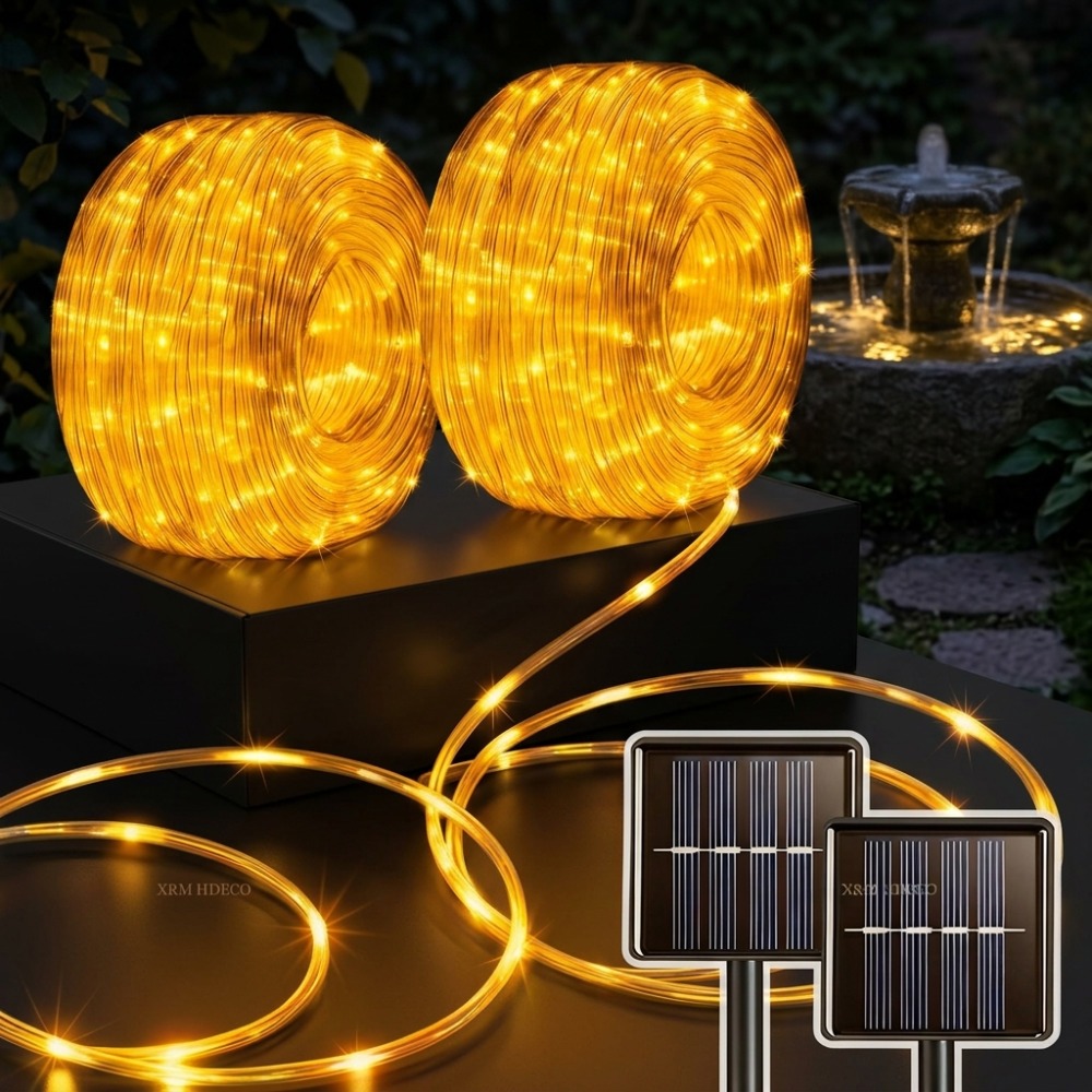 Outdoor Solar LED String Light - مراجعة Outdoor Lighting Wedding Decor وسعره