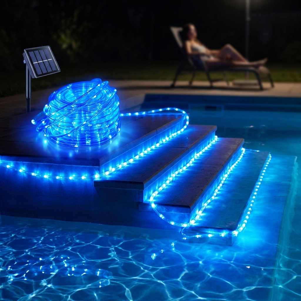 Outdoor Solar LED String Light - مراجعة Outdoor Lighting Wedding Decor وسعره