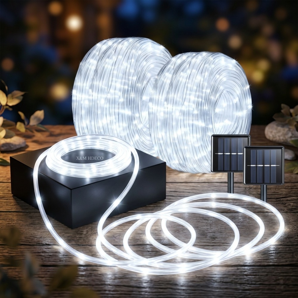 Outdoor Solar LED String Light - مراجعة Outdoor Lighting Wedding Decor وسعره